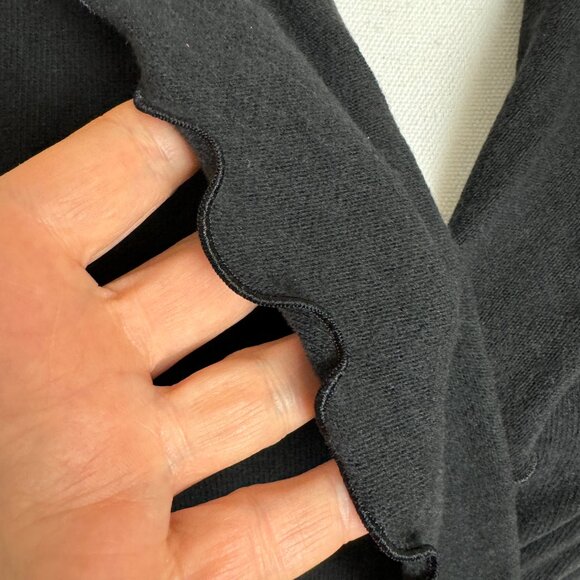 NWT Feraud Paris Chic Luxury Black Robe Box Size XL - XXL - Picture 3 of 16